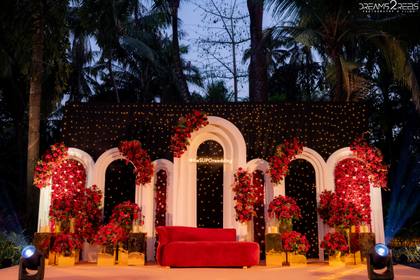 Backdrop and Stage — Wedding decor — Alila Diwa Goa